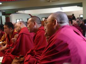 Strong Spirit of Tibetan Buddhist Monks 