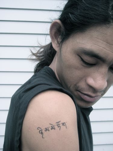 Homemade Temporary Tattoos: Do it yourself Tibetan tattoos.