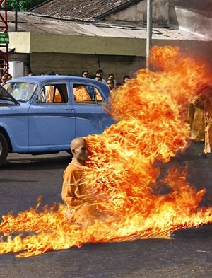 Self-Immolation of Buddhist Monk